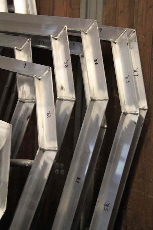 Spanten aus Aluminium